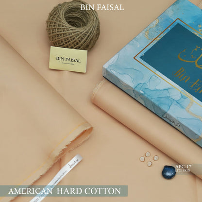 Elite Gold – American Hard Cotton Unstitched Premium Summer Fabric