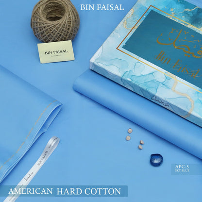 Elite Gold – American Hard Cotton Unstitched Premium Summer Fabric